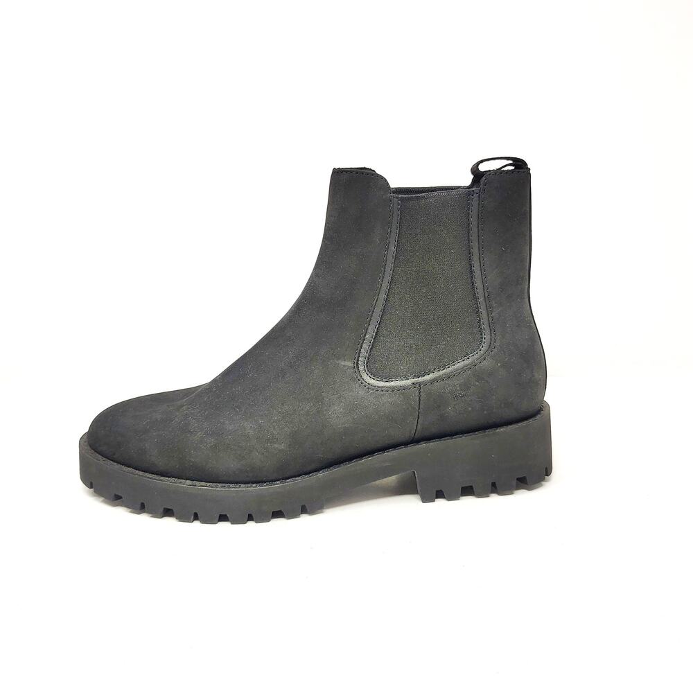 Thursday Womens 8.5 Boots Legend Chelsea Combat Moto Black Matte Goth Emo Grunge